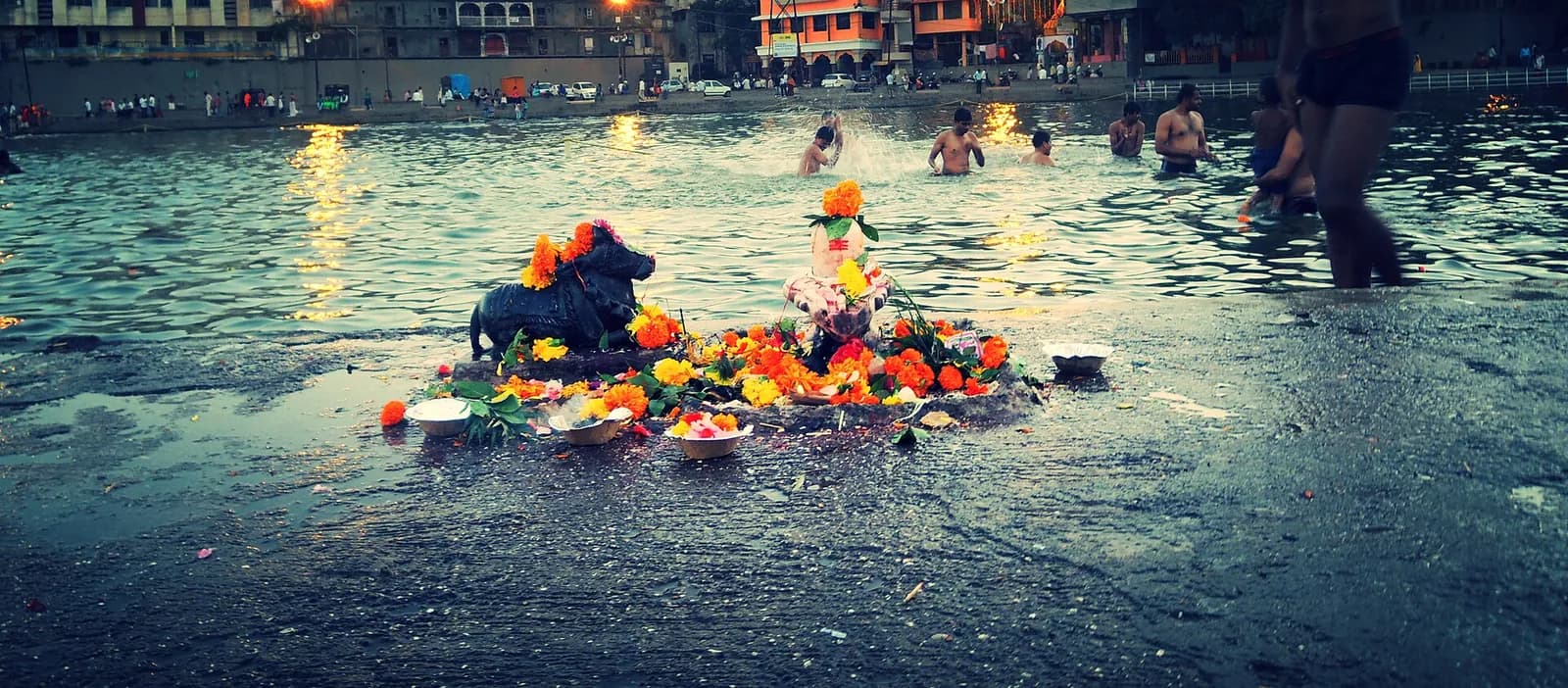 Pilgrims at the Nashik Kumbh, 2015