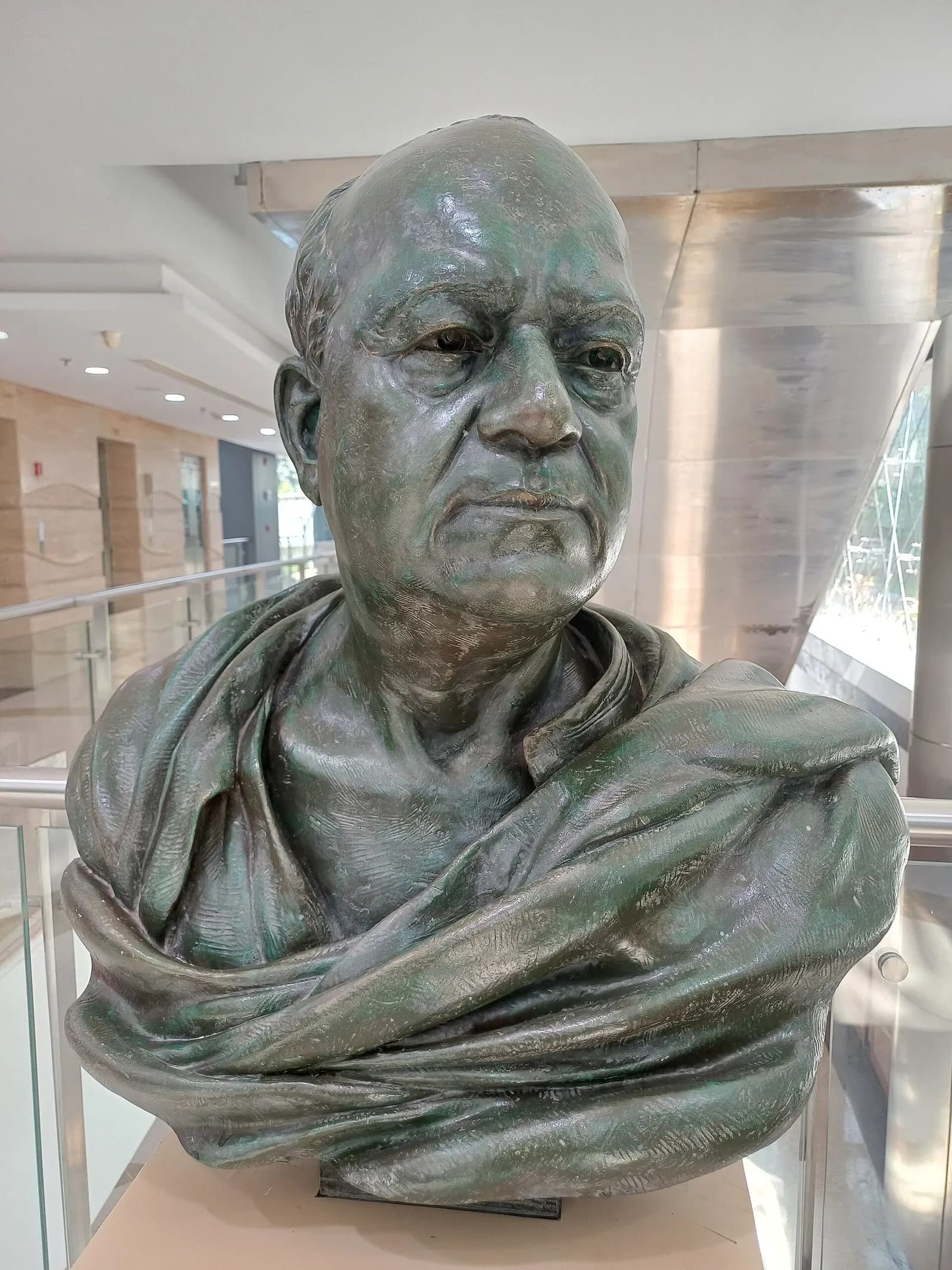 Bust of Dadasaheb Phalke at the National Museum of Indian Cinema, Mumbai